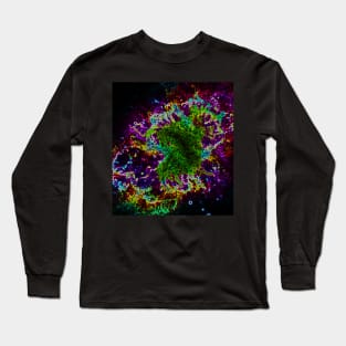 Black Panther Art - Glowing Edges 81 Long Sleeve T-Shirt